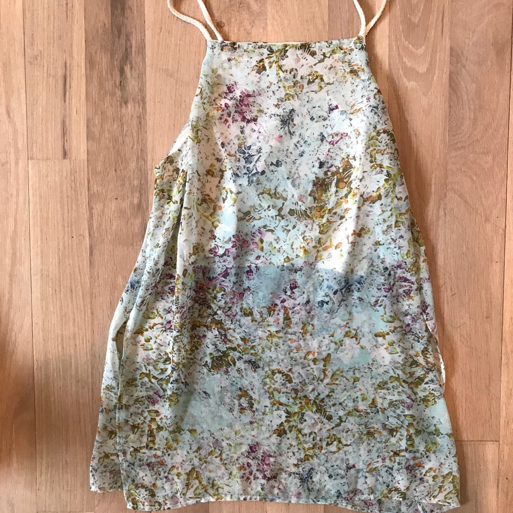 BCBG sheer top